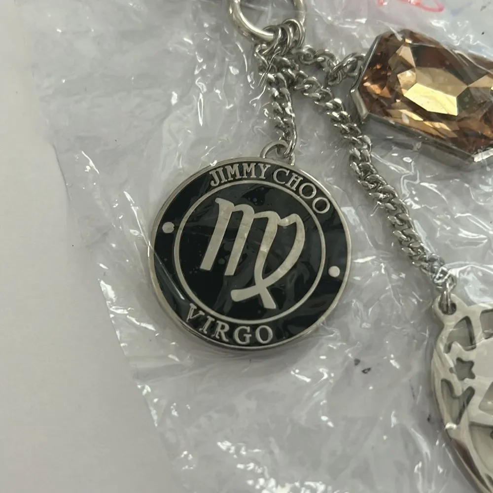 NWOT Jimmy Choo VIRGO Silver Key Chain